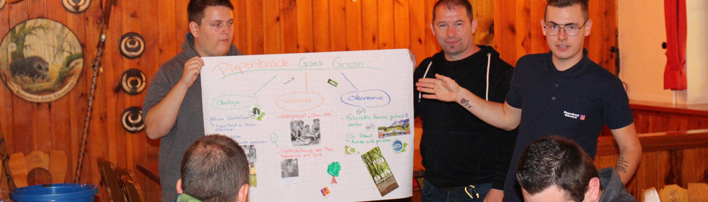 Azubi-Projekttage Piepenbrock-Auszubildende lernen bei den Azubi-Projekttagen mehr über den Umweltschutz bei Piepenbrock.