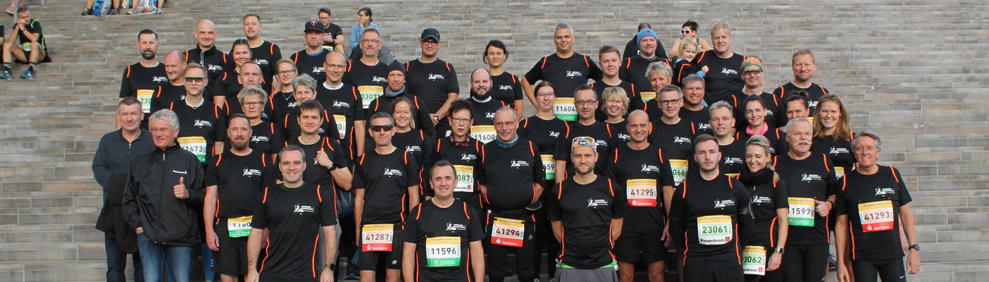 Dresden-Marathon Ein Piepenbrock-Laufteam nimmt jährlich am Dresden-Marathon teil.