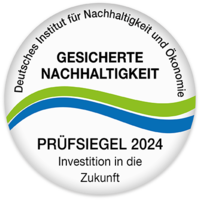 Deutsches Institut für Nachhaltigkeit und Ökonomie - Gesicherte Nachhaltigkeit - Prüfsiegel 2024