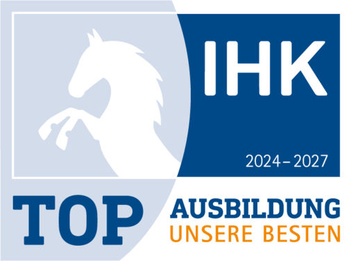 Siegel IHK Top-Ausbildungsbetrieb 2024-2027