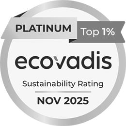 Siegel Platin CSR-Rating EcoVadis 2025
