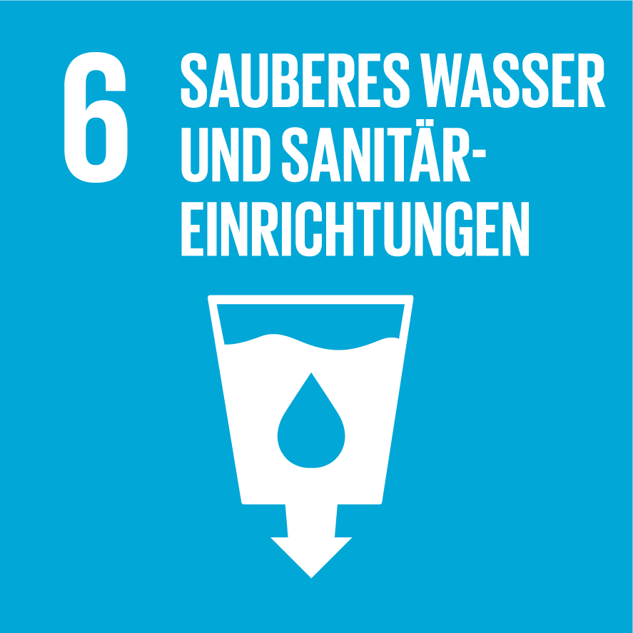 Sauberes Wasser und Sanitäreinrichtungen ist das sechste Sustainable Development Goal der Vereinten Nationen.